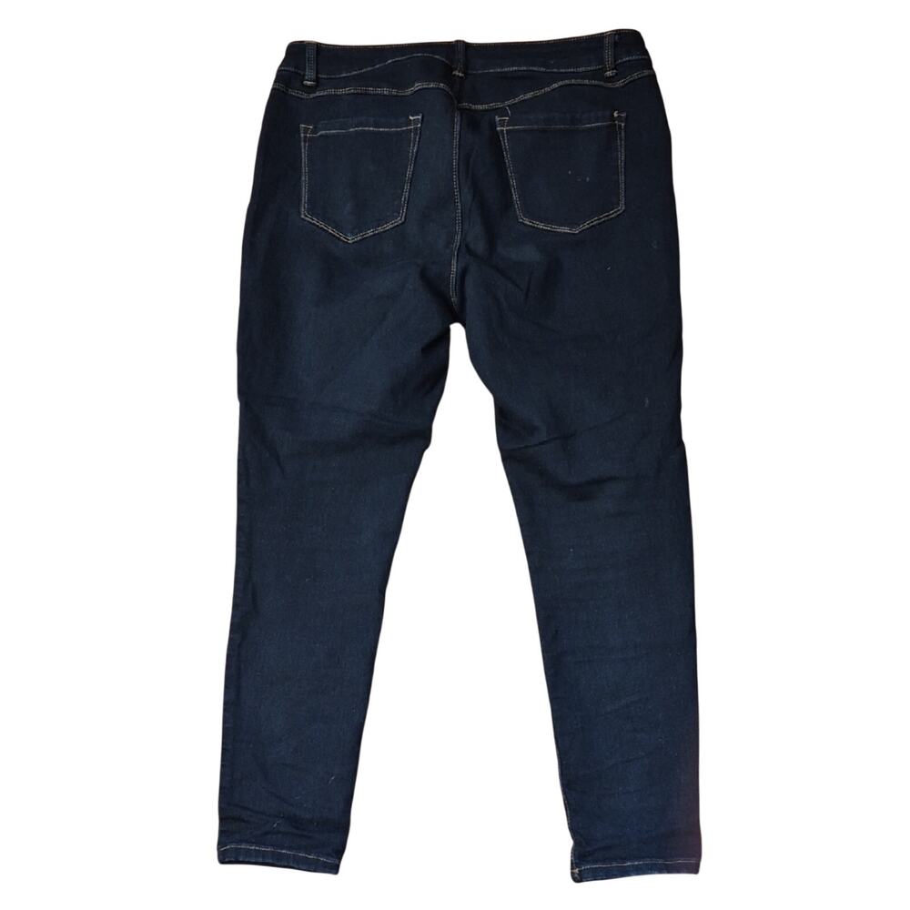 d. jeans Women's Size 14 Dark Blue Skinny Jeans - Picture 2 of 11